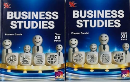 Image of VK Business Studies Class 12 by Poonam Gandhi (Part I & Part II Combo) - Edition for 2026-27 CBSE Exams | Includes Case Studies, MCQs & Solved Board Papers