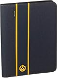 Alta capacidad de almacenamiento : consta de un bolsillo interior acolchado para ultrabook hasta 12", recambio bloc de papel cuadriculado 80grs y una lengüeta para colocar si lo desea una libreta. Múltiples bolsillos elásticos para colocar cables, tarjetas, memorias USB, bolígrafos, etc garantizando una organización perfecta.