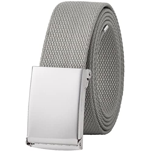 Image of Falari Canvas Web Belt Fully Adjustable Cut to Fit Golf Belt Flip Top Buckle