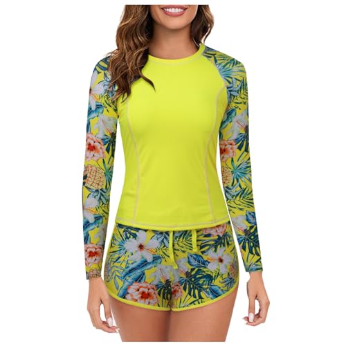Maillot de surf à séchage rapide pour femme avec protection manches longues