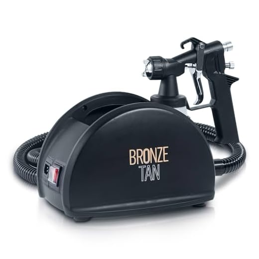 Spray Tan Machine Professional HVLP Spray Tan Gun - Mobile Spray Tanning Machine Training Program Booklet Included - Airbrush Tanning Machine for Spray Tan Professionals and Enthusiasts by Bronze Tan