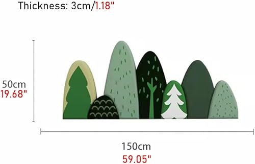 Miniatura 10 de VesFy Paneles de pared 3D autoadhesivos para habitación de los niños, anti colisión, suaves adhesivos de pared acolchados de pared, poliuretano