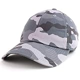 Rapid Dominance Polo-Kappe aus entspannter Baumwolle, 6 Panel, Vintage-Stil, gewaschenes Design - grau - Einheitsgröße