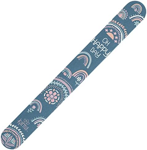 Karma, Colorful Emery Board Double-Sided, 180/120 Grit Nail Files, Rainbow image 3