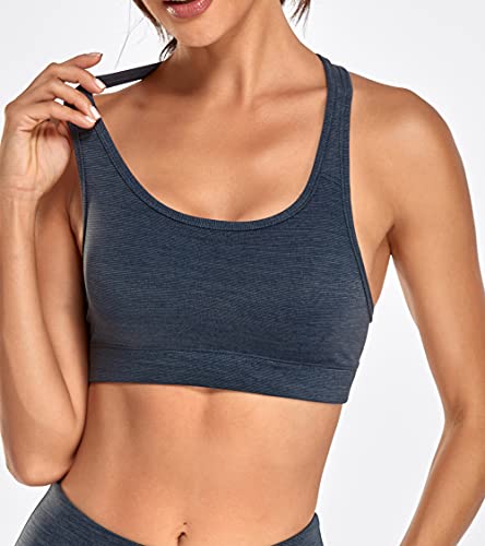 Image of Oalka Women's Racerback Sports Support Workout Running Bras | Oalka Women's Racerback Sports Support Workout Running Bras