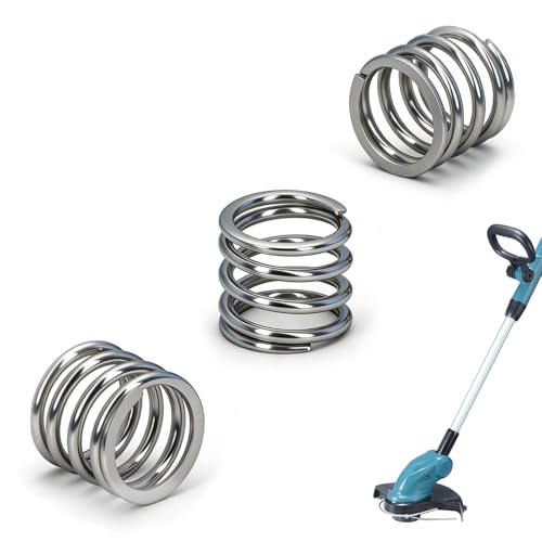 Lot de 3 ressorts de pression pour débroussailleuse Makita DUR181 - Ressorts de rechange pour tondeuse à gazon - Convient pour DUR181, DUR140, DUR141,...