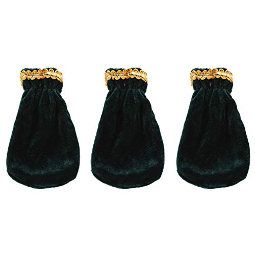 Kaned - Juego de 3 cubiertas universales para pedal de piano, a prueba de polvo, antiincrustantes, protector para pedal de piano, verde