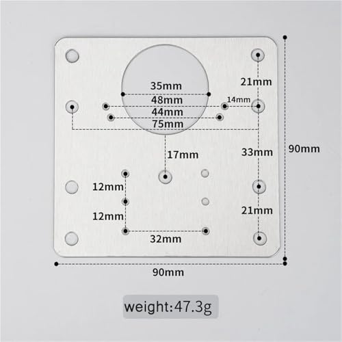 Plaque de réparation pour charnières en acier inoxydable durable - 6