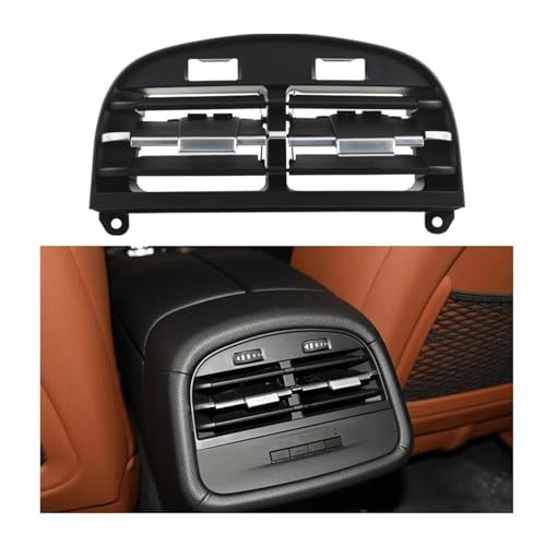 Grille de ventilation de climatisation centrale arrière pour voiture - 2