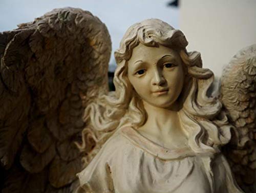 Féerie de jardin : cadeau idéal de statue d'ange rétro pour passionnés