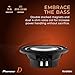 PIONEER D-Series TS-D10D4 10” High Performance Subwoofer – 1300W Max, Dual 4 Ohm Voice Coil for Flexible Wiring, Powerful Bass Output