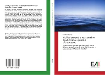 Paperback 'Guilty beyond a reasonable doubt': uno sguardo oltreoceano [Italian] Book