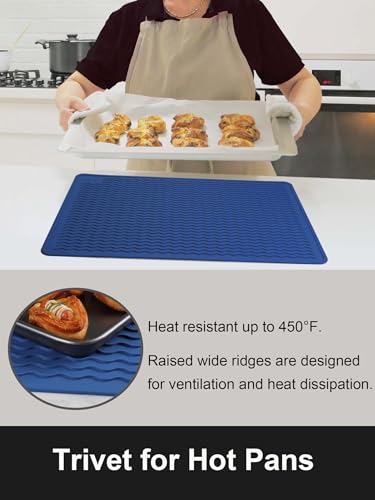 Stove Top Covers for Electric Stove, Food Grade Heavy Duty Silicone Glass Stove Top Cover Protector, Induction Cooktop Protector, Heat Resistant Range Ceramic Stove Top Covers Mat, Oven Cover