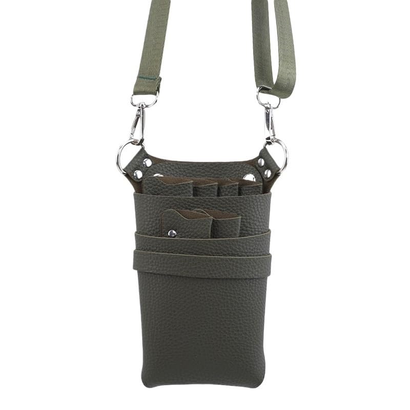Kit per parrucchieri, Cintura regolabile for riporre strumenti da parrucchiere, forbici, clip, fondina, pettini, borsa barbiere ad alta capacità(1)