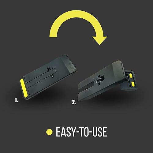 Miniatura 5 de Paquete de 10 topes de bolsillo  Tope de puerta  Tope de puerta de goma antideslizante  Cuña de puerta plegable  Soporte de puerta ligero y portátil