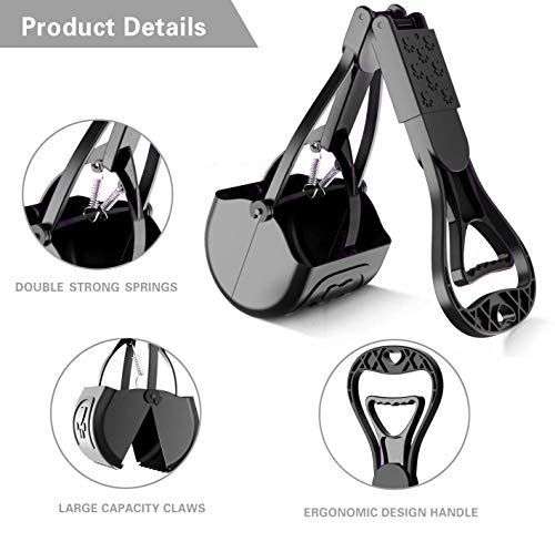 Scooper Fordable Pet Pooper, manico lungo