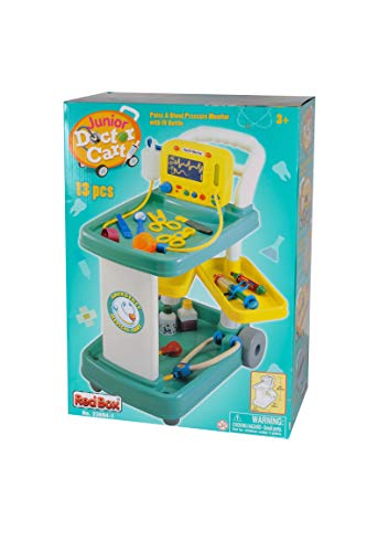 Constructive Playthings Deluxe Doctor Cart Playset Constructive Playthings Deluxe Doctor Cart Playset
