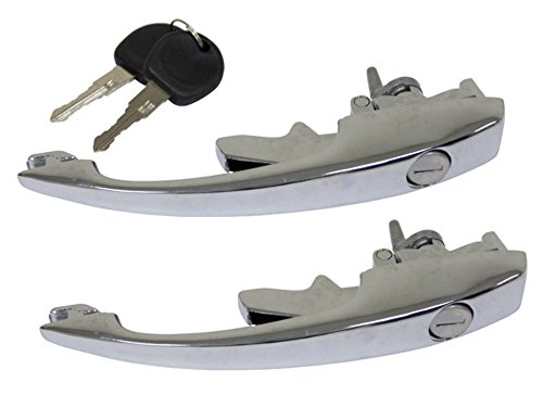 Empi 98-2034 Volkswagen Type 1 Bug, Beetle Outer Door Handles, Keyed Alike, 68-Up, Pair