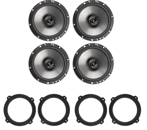 IPNOSIS Kit de 4 enceintes avant et arrière de 16,5 cm Axton pour Hyundai Tucson à partir de 2015 avec 4 supports avant et arrière