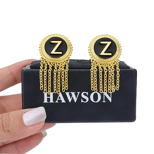 HAWSON Initial Mancuernillas para Hombre en Oro 18K miniatura 6