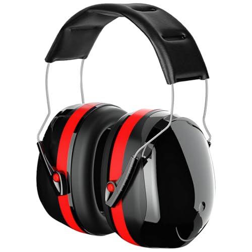 flintronic Gehörschutz für Erwachsene, Ear Defenders, SNR 28dB Verstellbares Lärmschutz Kopfhörer mit Verdickter Geräuschdämpfender Schaumstoff, Hochwertige Lärmschutz...