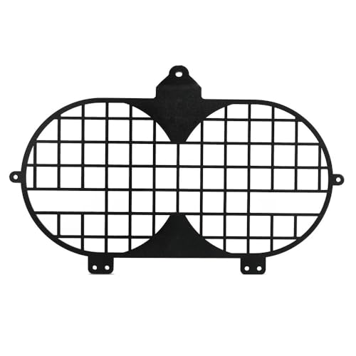 Grille phare moto Africa Twin 1997-2002 finition premium noir