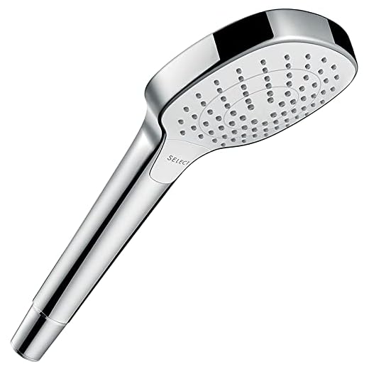 hansgrohe Duschkopf Croma Select E (Regendusche, 3 Strahlarten) weiß/chrom