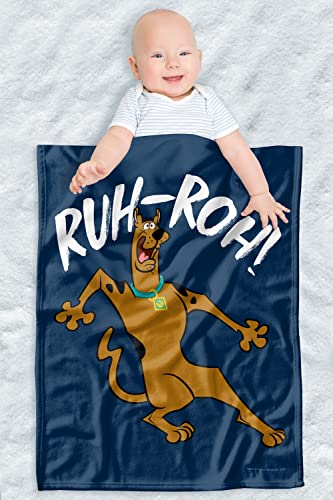 Image of LOGOVISION Scooby Doo Lightweight Baby Blanket, 30"X40", Ruh Roh Unisex for Infants Girls & Boys