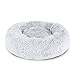 lionto Letto Per Cani Rotondo Cuscino Gatti Letto Donut Ø 80 cm (XXL) Grigio Chiaro