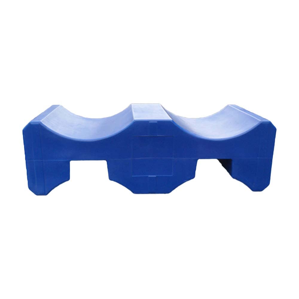 Support double fût 220L bleu - Fabrication française