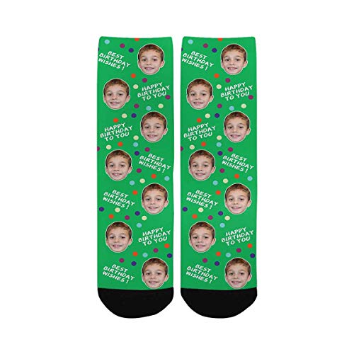 Custom Face Photo Kid's Socks Boys Girls Personalized Picture Kid's Sox Birthday Gift For Kids4