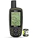 Garmin 010-02451-10 GPSMAP 65s Multi-Band/Multi-GNSS Handheld with Sensors Bundle with 1 YR CPS Enhanced Protection Pack