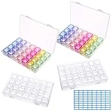 【Hochwertige Materialien】: Die Diamant-Malbox besteht aus pp-Kunststoff, der stark und stark ist. Sie können die Box verwenden, um Dinge für eine lange Zeit zu speichern. Es ist langlebig und nicht zerbrechlich, einfach und praktisch.