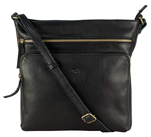 Image of Genuine Leather Crossbody Purse and Handbags - Crossover Bag Over the Shoulder Women | Genuine Leather