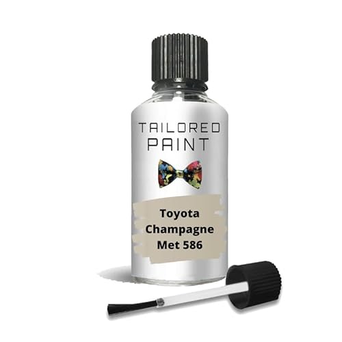 Tailored Paint Champagne Met 586 For Toyota 2000-Present Touch Up Paint Pen With Brush (Touch Up)