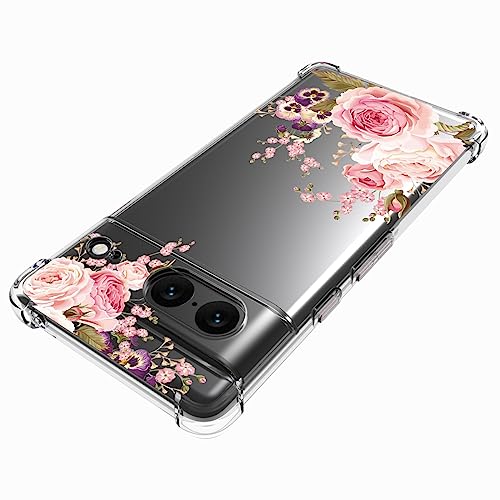 Coque Pixel 7 incassable et fine résolvant le risque de rayures avec style floral - 5