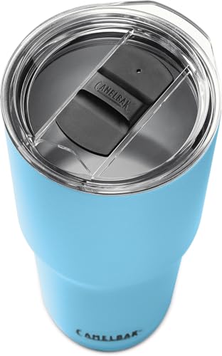 Image of CamelBak Horizon 30oz Tumbler - Insulated Stainless Steel - Tri-Mode Lid - Nordic Blue