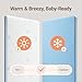 MAMAZING Baby Crib and Toddler Mattress, 2-Stage Breathable Mattress, Non-Toxic, Waterproof Sleep Surface, Machine-Washable Cover for Easy Care, Fits Standard Baby Crib & Toddler Bed