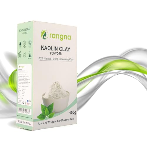 Image of Natural Kaolin Clay Powder | China clay - For Acne, Blackheads And For Glowing Skin 100g