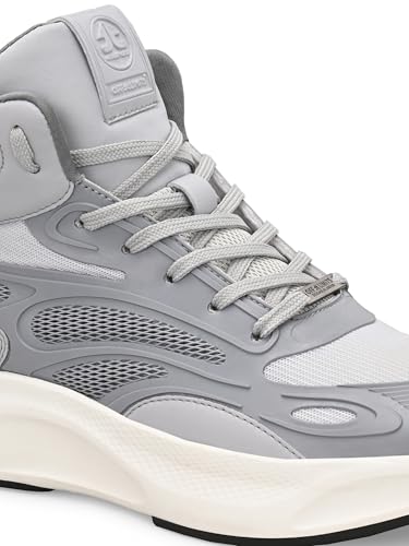 Image of OFF LIMITS Gladiator EXPLOREX Sneakers for Men | Lightweight Breathable Comfortable High-Top Shoes for Men | Shock-Absorption Technology for Sports, Fashion, Walking, Hiking | Casual Workout Footwear | Mens Boots