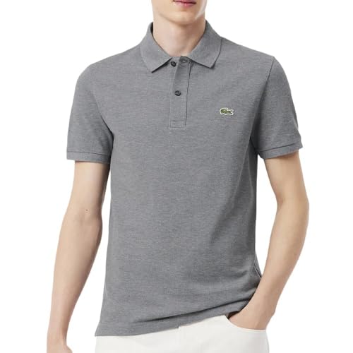 Lacoste Polo Gris Hombre Slim Fit Pequeño, gris, S