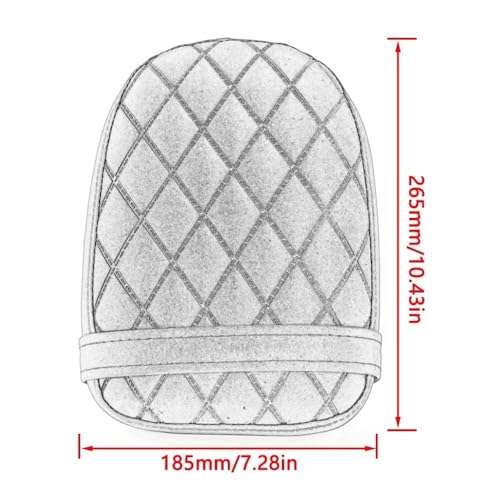 Selle siege arriere moto Rebel CM 1100 : coussin passager haute finition