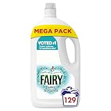 Fairy Fabric Softener, Voted No1 For Sensitive Skin, Hypoallergenic, 129 Washes, 3.999l