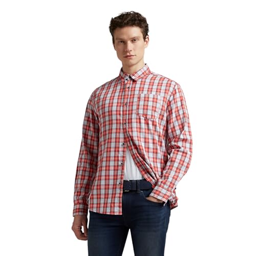 Image of Pepe Jeans Men's Regular Fit Full Sleeve Checkered Cotton Casual Shirt | Check Shirt for Man | Smart & Stylish | Multiple Styles | Mens Casual Shirts
