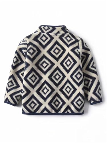 Tenna Teki Boys' Vintage Plaid Printed Stand Collar Zipper Jacket - Warm Casual Outerwear2