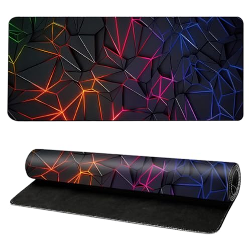 Ya en mundofriki.es: Alfombrilla Gaming XXL 900 x 400mm con un Diseño Moderno Base de Goma Antideslizante y Bordes Cosidos, Duradero y Cómodo, Mejora Precisión para Juegos y Oficina, para Gamers, PC y Portátil (Negra)