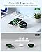 Charging Station for Apple Multiple Devices：2 in 1 Foldable Wireless Charger for Magnetic Wireless Charger Station Travel Charging Pad for Apple iPhone 17 16 15 14 13 12 Series& Apple Watch& Airpods