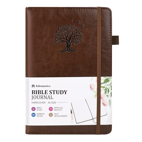 Journal d'étude de la Bible en cuir pour surmonter le manque d'inspiration spirituelle
