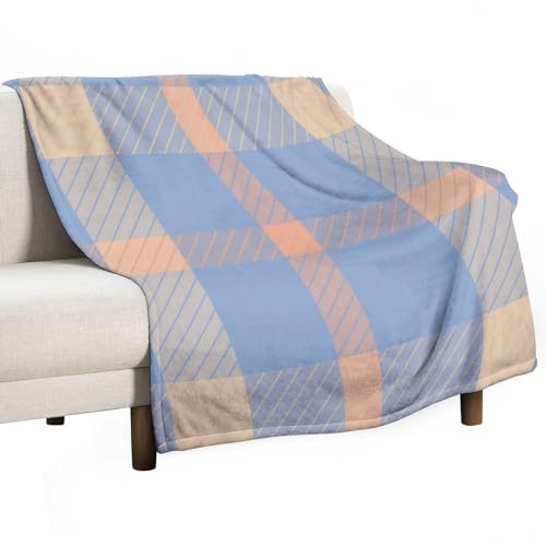 Couvertures de lit molletonnées grands carreaux pour remplacer vos plaids rêches - 2