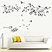 ALiQing Family Tree Branches Wall Decal with Birds Removable Vinly Wall Stickers for Home Décor